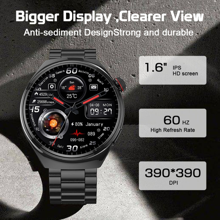 LEMFO LF38 1.6 inch IPS Screen Silicone Strap Smart Watch Supports Blood Oxygen Monitoring(Silver)