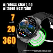 LF38 1.6 inch IPS Screen Steel Strap Smart Watch Supports Blood Oxygen Monitoring(Silver)