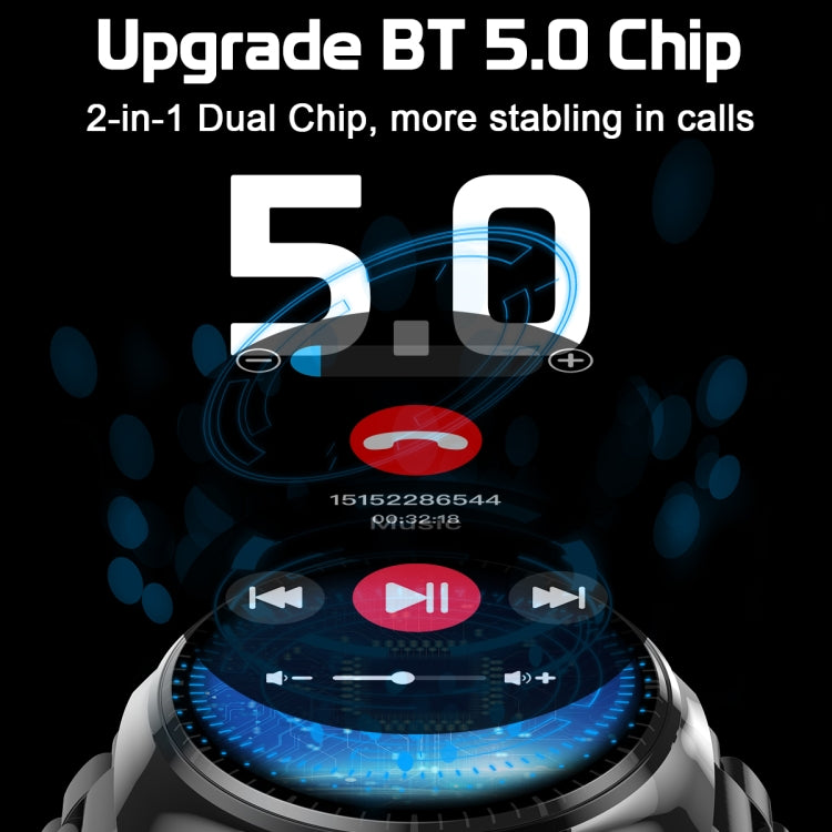 LF38 1.6 inch IPS Screen Steel Strap Smart Watch Supports Blood Oxygen Monitoring(Silver) - free shipping - PMC TechLife - Order now!