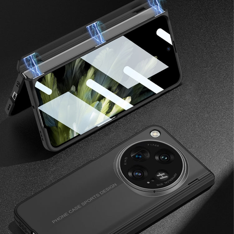 For OPPO Find N3 GKK Integrated Magnetic Blade Ultra-thin Full Coverage Phone Case(Grey) - OPPO Cases by GKK | Online Shopping South Africa | PMC Jewellery | Buy Now Pay Later Mobicred