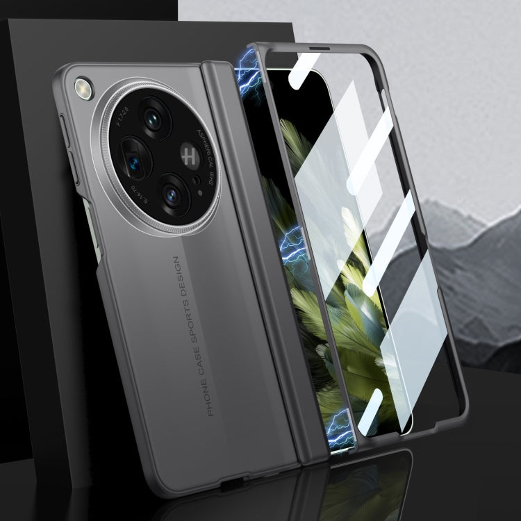 For OnePlus Open GKK Integrated Magnetic Blade Ultra-thin Full Coverage Phone Case(Grey) - free shipping - PMC Jewellery - Order now!