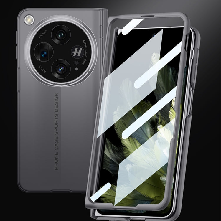For OnePlus Open GKK Integrated Magnetic Blade Ultra-thin Full Coverage Phone Case(Grey) - free shipping - PMC Jewellery - Order now!