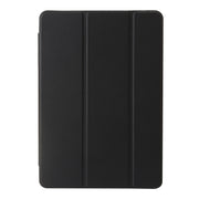 For Huawei Matepad SE 11 2024 Clear Acrylic 3-Fold Leather Tablet Case(Black)
