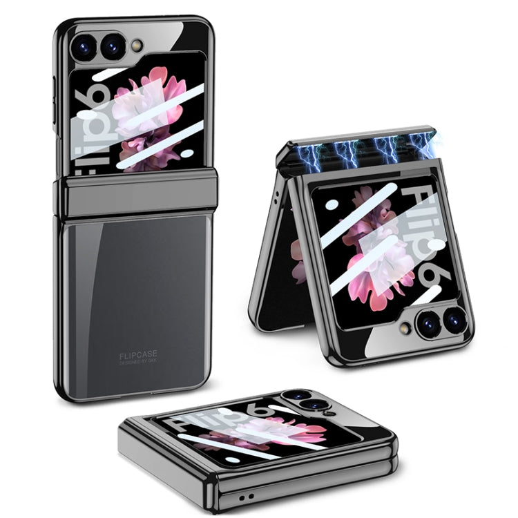 For Samsung Galaxy Z Flip6 / Flip7 FE GKK Integrated Magnetic Fold Hinge Shockproof Phone Case(Black) - free shipping - PMC Jewellery - Order now!