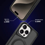 For iPhone 16 Pro Max Invisible Fulcrum Holder MagSafe Phone Case(Black)
