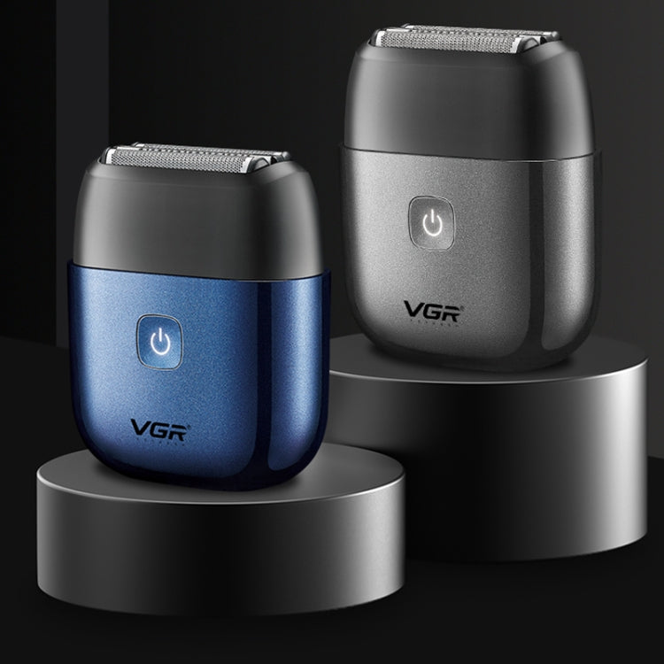 VGR V-340 5W USB Mini Portable Reciprocating Electric Shaver(Blue) - Shavers & Accessories by VGR | Online Shopping South Africa | PMC TechLife | Buy Now Pay Later Mobicred