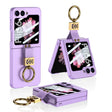 For Samsung Galaxy Z Flip6 GKK Integrated Ultra-thin Phone Case with Z Ring Holder(Purple) - free shipping - PMC Jewellery - Order now!
