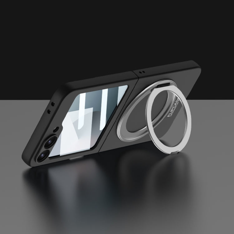 For Samsung Galaxy Z Flip6 / Flip7 FE GKK Integrated Ultra-thin MagSafe Phone Case with Ring Holder(Silver) - free shipping - PMC Jewellery - Order now!