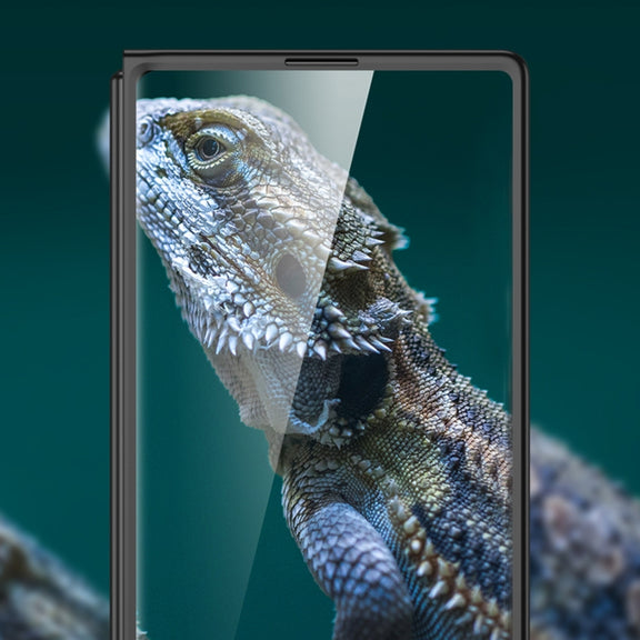For Samsung Galaxy Z Fold6 GKK Integrated Ultra-thin Electroplating Lens Frame Phone Case(Titanium Grey)