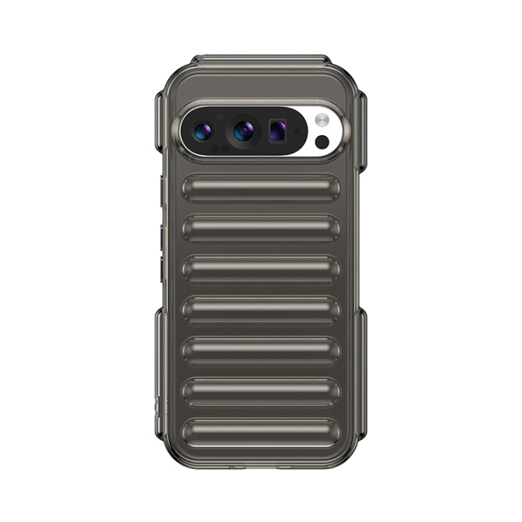 For Google Pixel 9 Pro Capsule Series Candy Color TPU Phone Case(Transparent Grey) - Google Cases by PMC TechLife | Online Shopping South Africa | PMC TechLife | Buy Now Pay Later Mobicred
