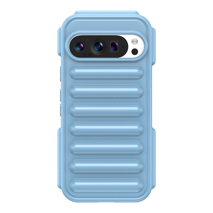 For Google Pixel 9 Capsule Series Candy Color TPU Phone Case(Blue) - Google Cases by PMC TechLife | Online Shopping South Africa | PMC TechLife | Buy Now Pay Later Mobicred