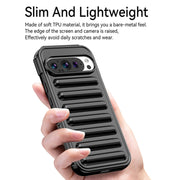 For Google Pixel 9 Pro XL Capsule Series Candy Color TPU Phone Case(Black)
