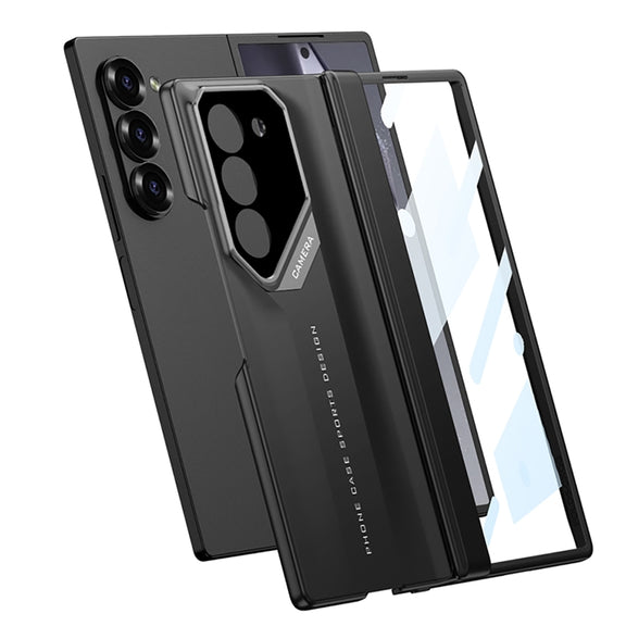 For Samsung Galaxy Z Fold6 GKK Integrated Folding Supercar Phone Case(Green)