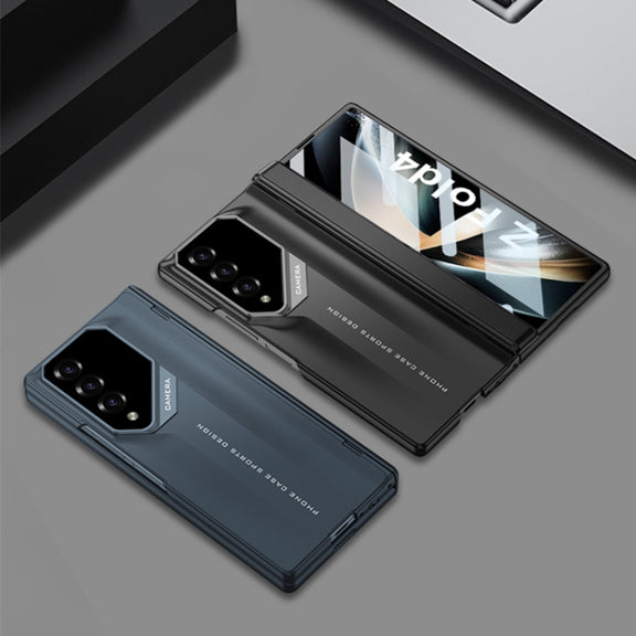 For Samsung Galaxy Z Fold4 GKK Integrated Folding Supercar Phone Case(Titanium Grey)