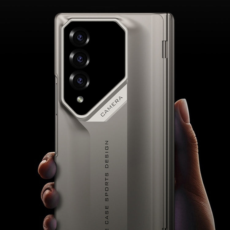 For Samsung Galaxy Z Fold4 GKK Integrated Folding Supercar Phone Case(Green)
