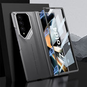 For Samsung Galaxy Z Fold4 GKK Integrated Folding Supercar Phone Case(Grey)