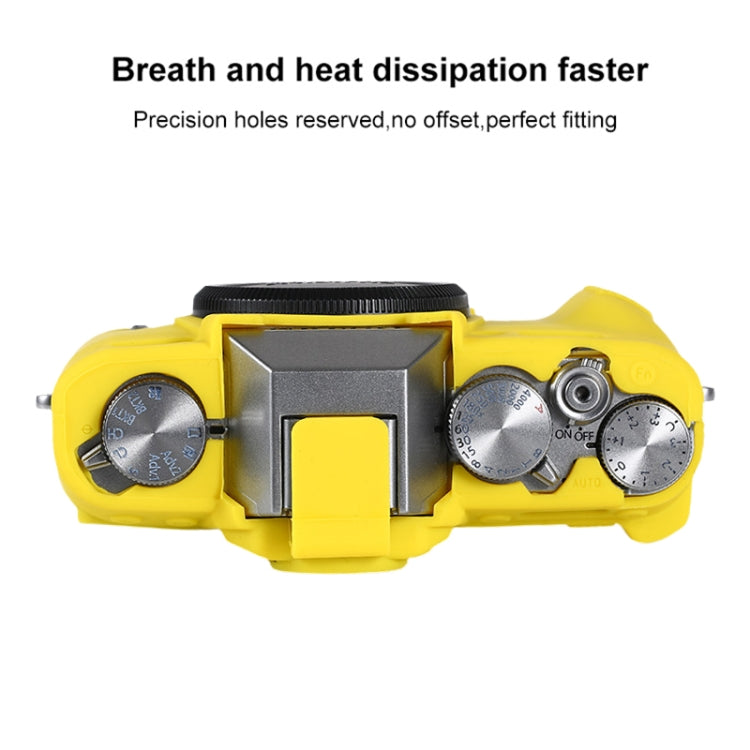 For FUJIFILM X-T30 II Soft Silicone Protective Case(Yellow) - free shipping - PMC TechLife - Order now!