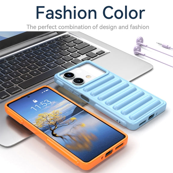 For Redmi K70 Capsule Series Candy Color TPU Phone Case(Orange)