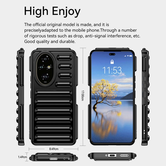 For Honor Magic6 Pro Capsule Series Candy Color TPU Phone Case(Blue)