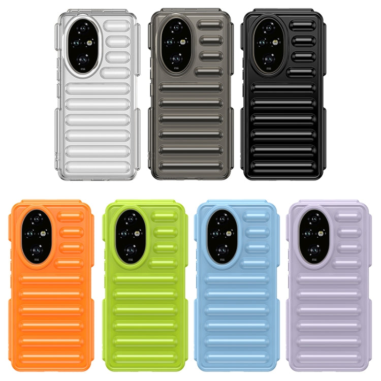 For Honor Magic6 Pro Capsule Series Candy Color TPU Phone Case(Transparent Grey)
