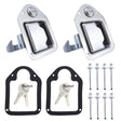 2 Sets / Pack Trailer / Yacht / Truck Stainless Steel Tool Box Lock Paddle Latch & Keys - free shipping - PMC Jewellery - Order now!