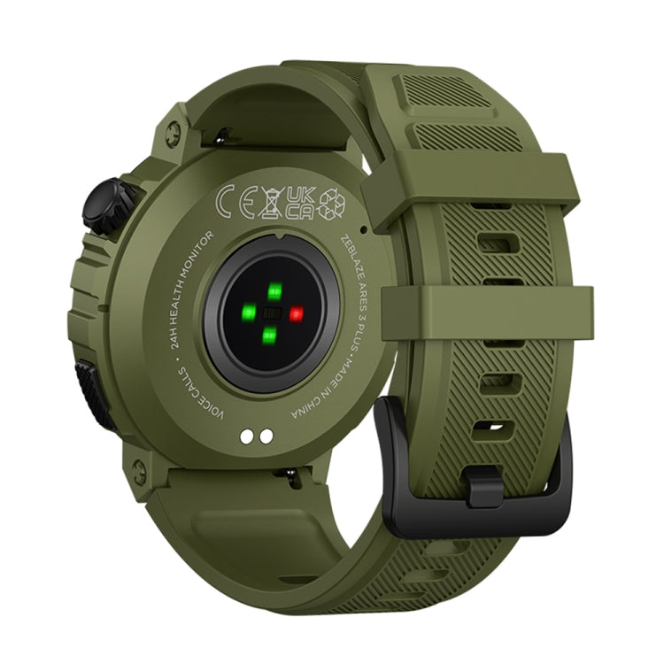 Zeblaze Ares 3 Plus 1.43 inch Fitness & Wellness Smart Watch Supports 24H Health Monitoring(Wild Green) - free shipping - PMC Jewellery - Order now!