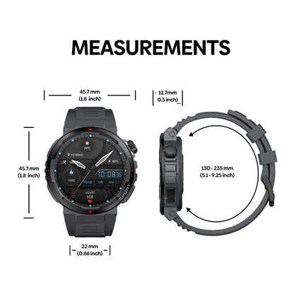 Zeblaze Ares 3 Plus 1.43 inch Fitness & Wellness Smart Watch Supports 24H Health Monitoring(Wild Green) - free shipping - PMC Jewellery - Order now!