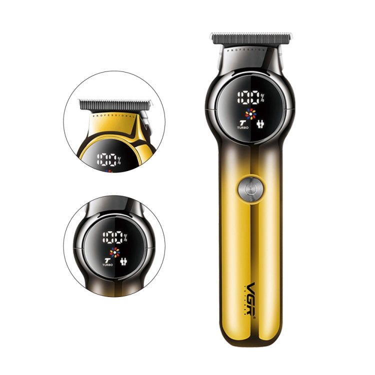 VGR V-989 5W USB Digital Display Gradient Trimming Hair Clipper - free shipping - PMC TechLife - Order now!