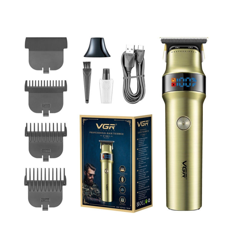 VGR V-991 5W USB Smart Digital Display Electric Hair Clipper - free shipping - PMC TechLife - Order now!