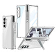 For Samsung Galaxy Z Fold6 GKK Integrated Airbag Hinge Full Coverage Phone Case with Holder / Pen Box, Not Included Pen(Transparent) - free shipping - PMC Jewellery - Order now!