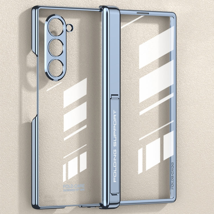 For Samsung Galaxy Z Fold6 GKK Integrated Magnetic Fold Electroplating Phantom Phone Case(Blue) - free shipping - PMC Jewellery - Order now!