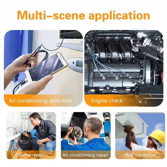 inskam107 3.9mm 3 In 1 HD Water-resistant Industry Digital Endoscope Inspection Camera, Length:3.5m Hard Cable