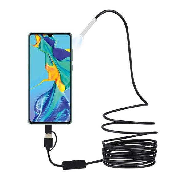 inskam107 3.9mm 3 In 1 HD Water-resistant Industry Digital Endoscope Inspection Camera, Length:3.5m Hard Cable