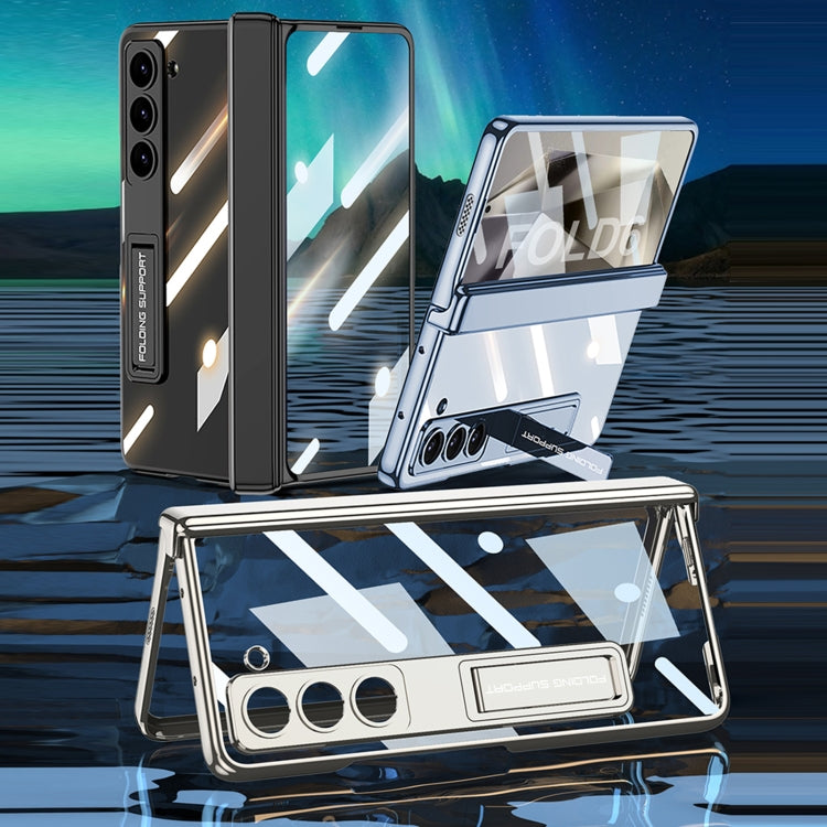 For Samsung Galaxy Z Fold6 GKK Integrated Magnetic Fold Hinge Phantom Phone Case(Mountain Gray)