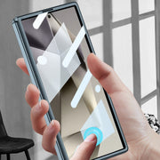 For Samsung Galaxy Z Fold6 GKK Integrated Electroplating Phantom Full Coverage Phone Case(Transparent)