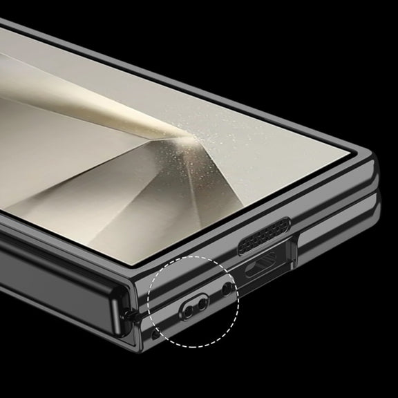 For Samsung Galaxy Z Fold6 GKK Integrated Electroplating Phantom Full Coverage Phone Case(Transparent)