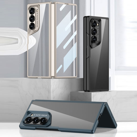 For Samsung Galaxy Z Fold6 GKK Integrated Electroplating Telescope Full Coverage Phone Case(Silver)