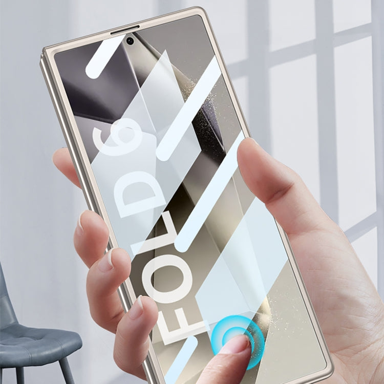 For Samsung Galaxy Z Fold6 GKK Integrated Electroplating Telescope Full Coverage Phone Case(Silver)