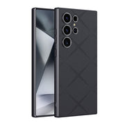 For Samsung Galaxy S24 Ultra 5G GKK Asterism Metal Paint Skin Feel Leather Full Coverage Phone Case, Not Included Pen(Black)