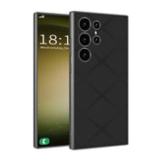 For Samsung Galaxy S23 Ultra 5G GKK Asterism Metal Paint Skin Feel Leather Full Coverage Phone Case, Not Included Pen(Black)