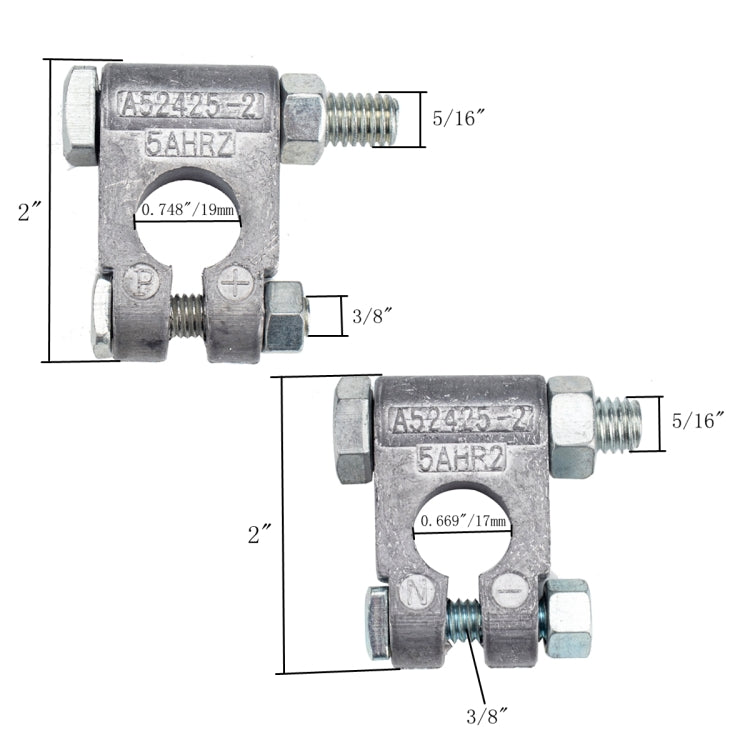 Car Positive & Negative Battery Connector Zinc Alloy Battery Clamp with 4pcs SC Terminals and Cover - Booster Cable & Clip by PMC Jewellery | Online Shopping South Africa | PMC Jewellery | Buy Now Pay Later Mobicred