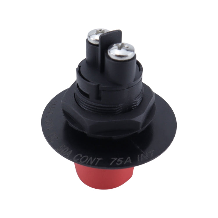 Yacht RV 12V 50A Battery DC Switch with 4pcs Terminals(Black) - Car Switches by PMC Jewellery | Online Shopping South Africa | PMC Jewellery | Buy Now Pay Later Mobicred