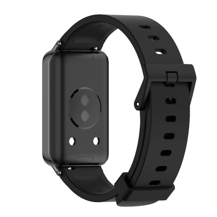 For Honor Band 10 / 9 MIJOBS Solid Color Silicone Watch Band(Black) - free shipping - PMc TechLife - Order now!