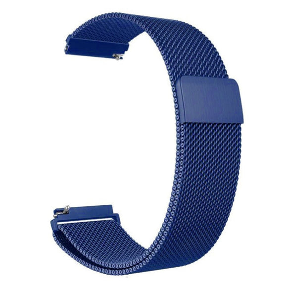 For Garmin Lily 2 14mm Milan Stainless Steel Watch Band(Blue)