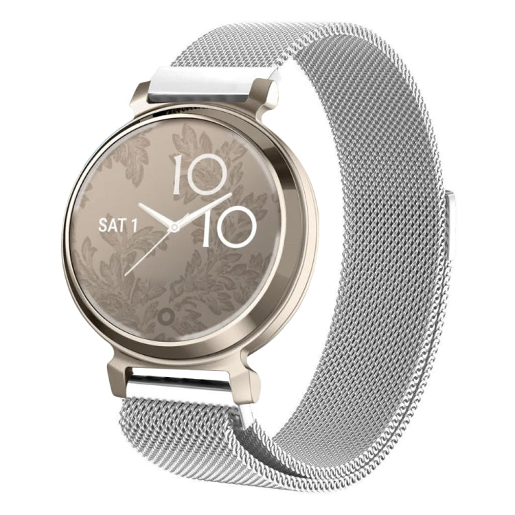 For Garmin Lily 2 14mm Milan Stainless Steel Watch Band(Silver)