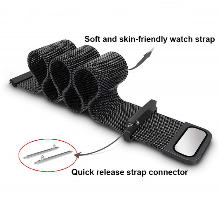 For Garmin Lily 2 14mm Milan Stainless Steel Watch Band(Silver) - free shipping - PMc TechLife - Order now!