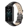 For Honor Band 10 / 9 MIJOBS Cowhide Leather Watch Band(Black) - Watch Bands by MIJOBS | Online Shopping South Africa | PMc TechLife | Buy Now Pay Later Mobicred