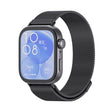 For Huawei Watch Fit3 MIJOBS Milan Magnetic Stainless Steel Watch Band(Black) - Watch Bands by MIJOBS | Online Shopping South Africa | PMc TechLife | Buy Now Pay Later Mobicred