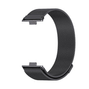 For Huawei Watch Fit3 MIJOBS Milan Magnetic Stainless Steel Watch Band(Black)
