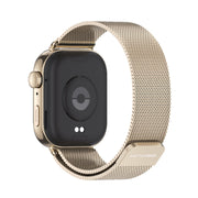 For Huawei Watch Fit3 MIJOBS Milan Magnetic Stainless Steel Watch Band(Light Gold)